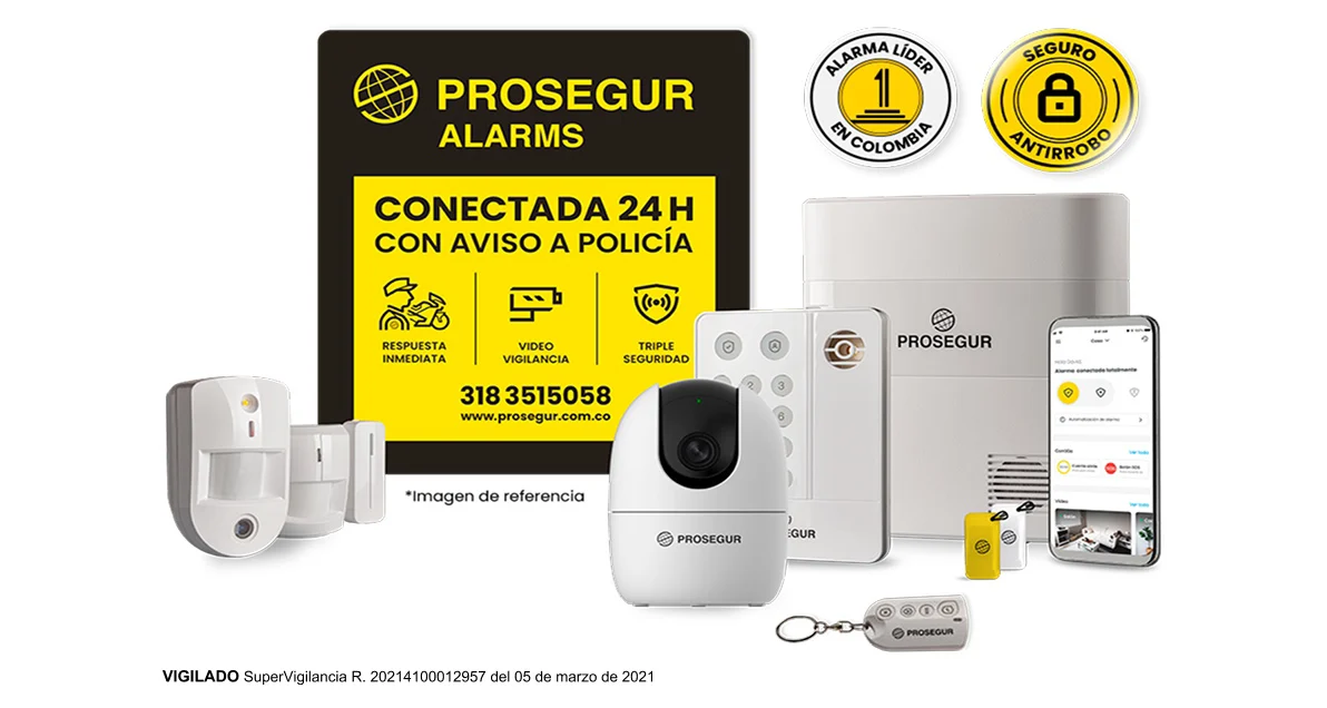 Packshot Prosegur alarmas